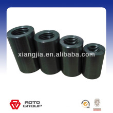 Factory Price!!!steel bar/rebar/carbon steel connecting sleeve, straight screw sleeve coupler connection/joint